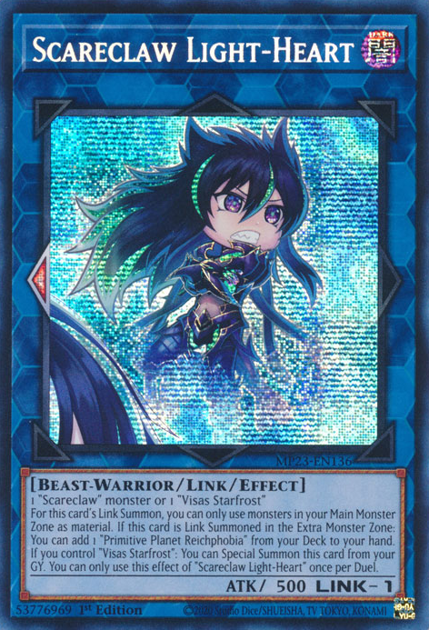 Scareclaw Light-Heart [MP23-EN136] Prismatic Secret Rare | North Game Den