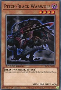 Pitch-Black Warwolf [SBCB-EN178] Common | North Game Den