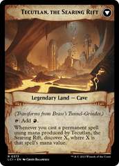 Brass's Tunnel-Grinder // Tecutlan, The Searing Rift (Extended Art) [The Lost Caverns of Ixalan] | North Game Den