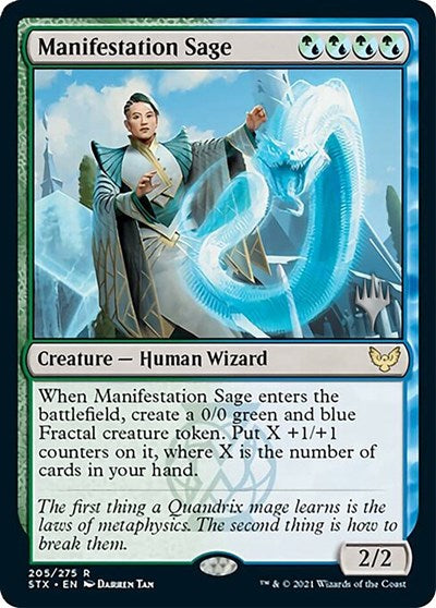 Manifestation Sage (Promo Pack) [Strixhaven: School of Mages Promos] | North Game Den