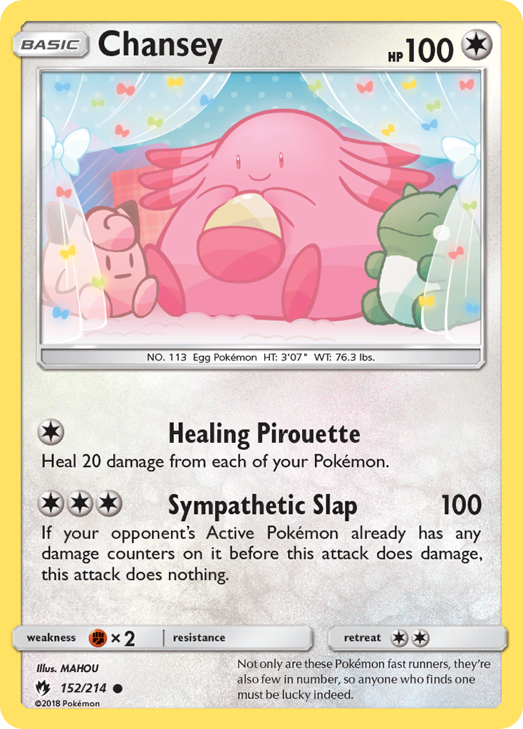 Chansey (152/214) [Sun & Moon: Lost Thunder] | North Game Den