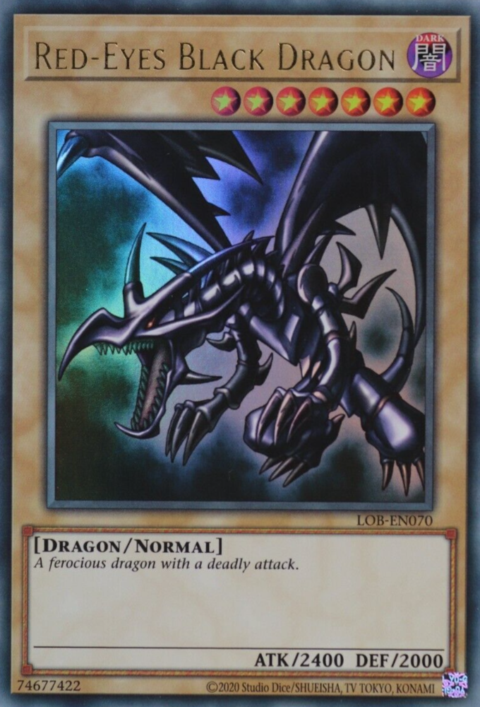 Red-Eyes Black Dragon (25th Anniversary) [LOB-EN070] Ultra Rare | North Game Den