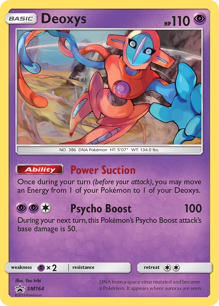 Deoxys (SM164) [Sun & Moon: Black Star Promos] | North Game Den