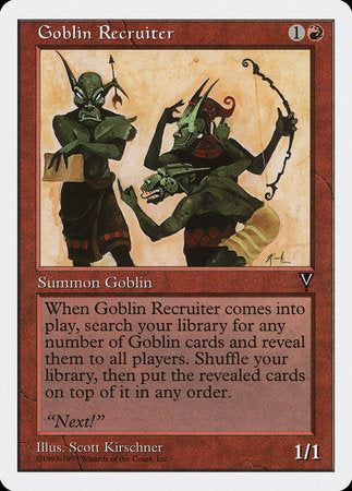 Goblin Recruiter [Anthologies] | North Game Den
