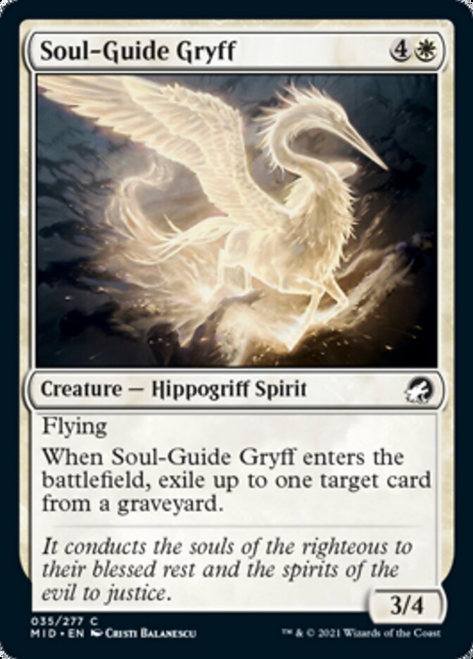Soul-Guide Gryff [Innistrad: Midnight Hunt] | North Game Den