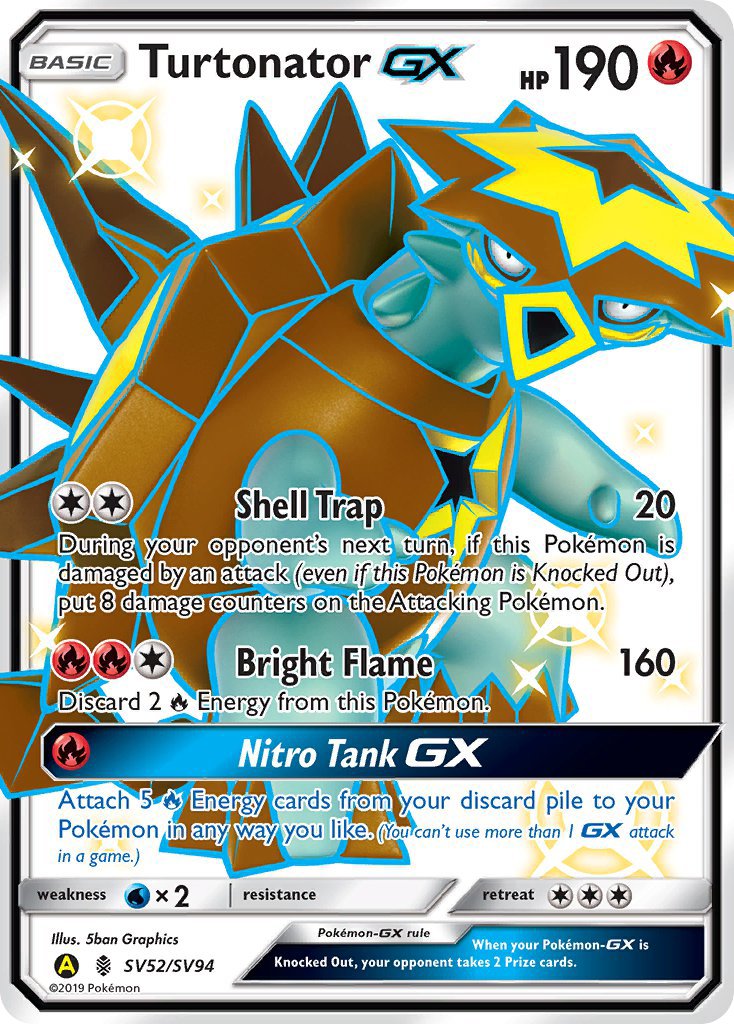 Turtonator GX (SV52/SV94) [Sun & Moon: Hidden Fates - Shiny Vault] | North Game Den