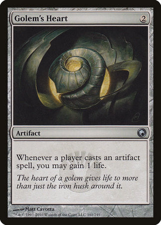 Golem's Heart [Scars of Mirrodin] | North Game Den