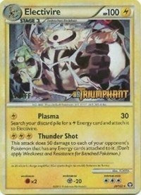 Electivire (20/102) (Staff Prerelease Promo) [HeartGold & SoulSilver: Black Star Promos] | North Game Den