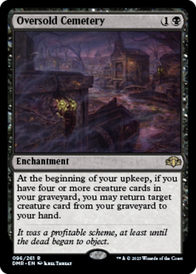 Oversold Cemetery [Dominaria Remastered] | North Game Den