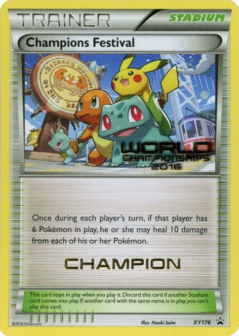 Champions Festival (XY176) (2016 Champion) [XY: Black Star Promos] | North Game Den