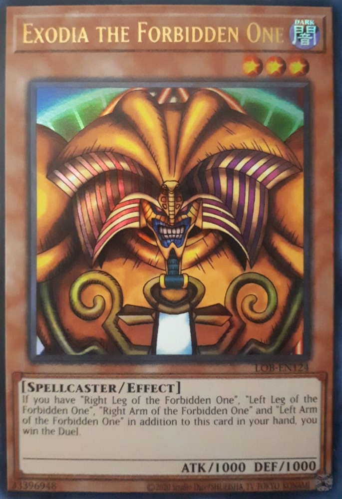 Exodia the Forbidden One (25th Anniversary) [LOB-EN124] Ultra Rare | North Game Den