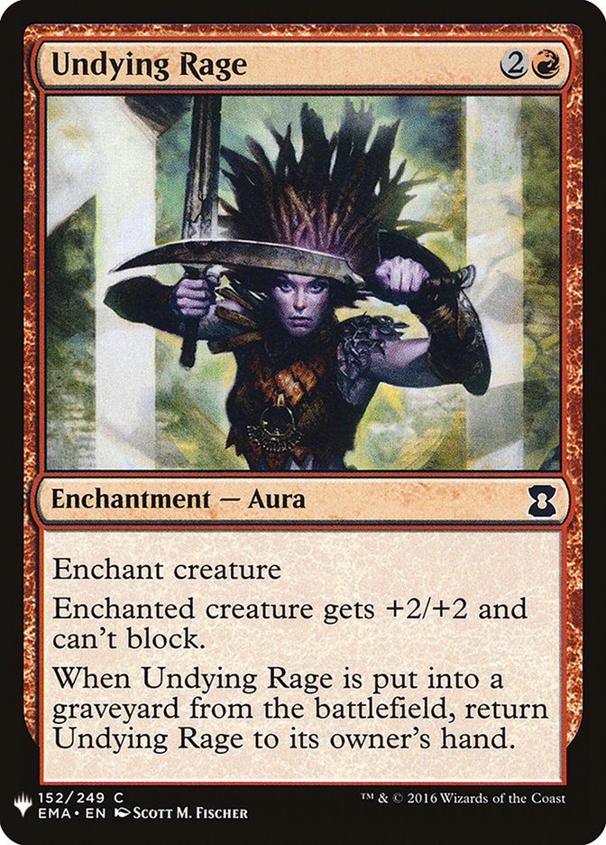Undying Rage [Mystery Booster] | North Game Den