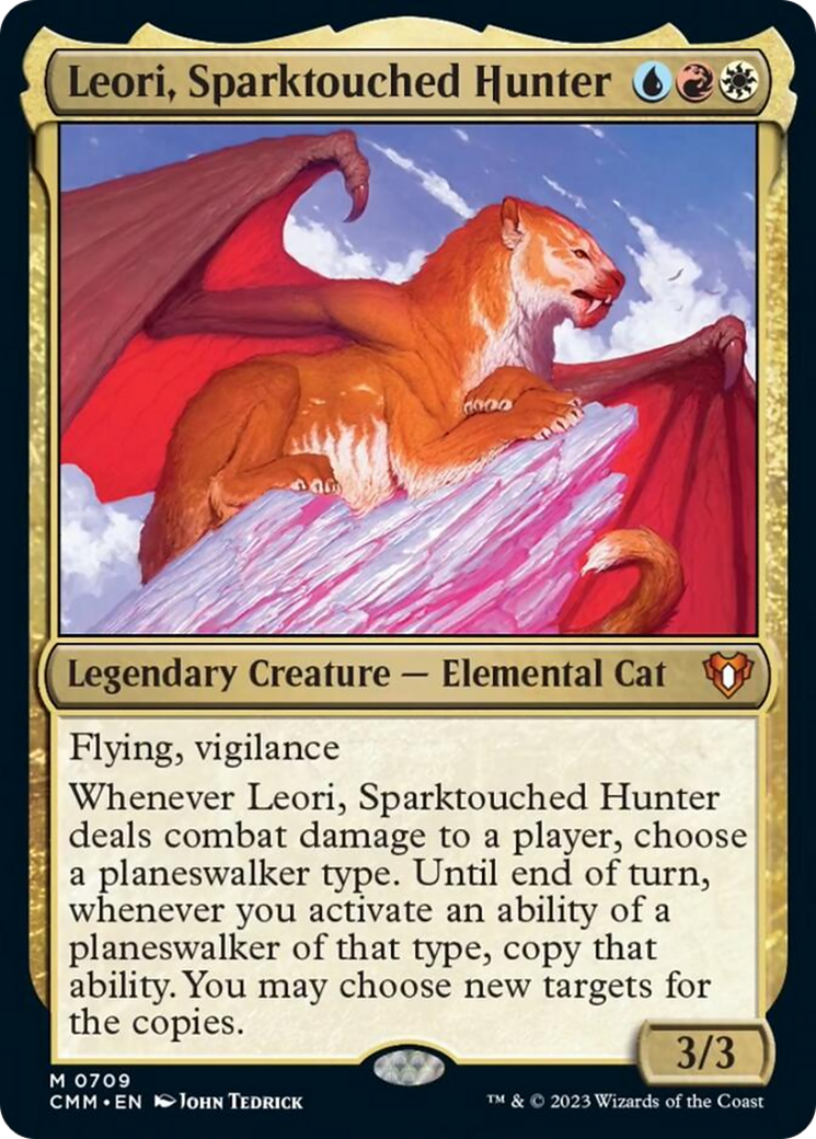 Leori, Sparktouched Hunter [Commander Masters] | North Game Den