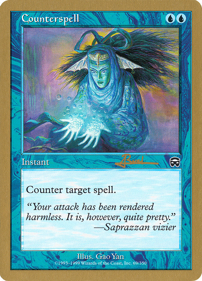 Counterspell (Antoine Ruel) (MMQ) [World Championship Decks 2001] | North Game Den