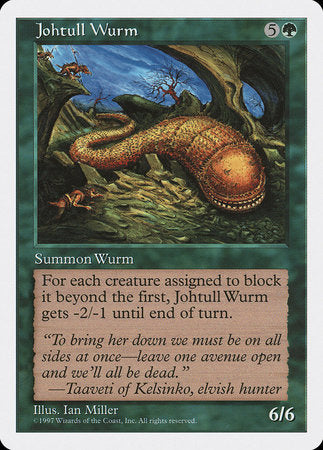 Johtull Wurm [Fifth Edition] | North Game Den