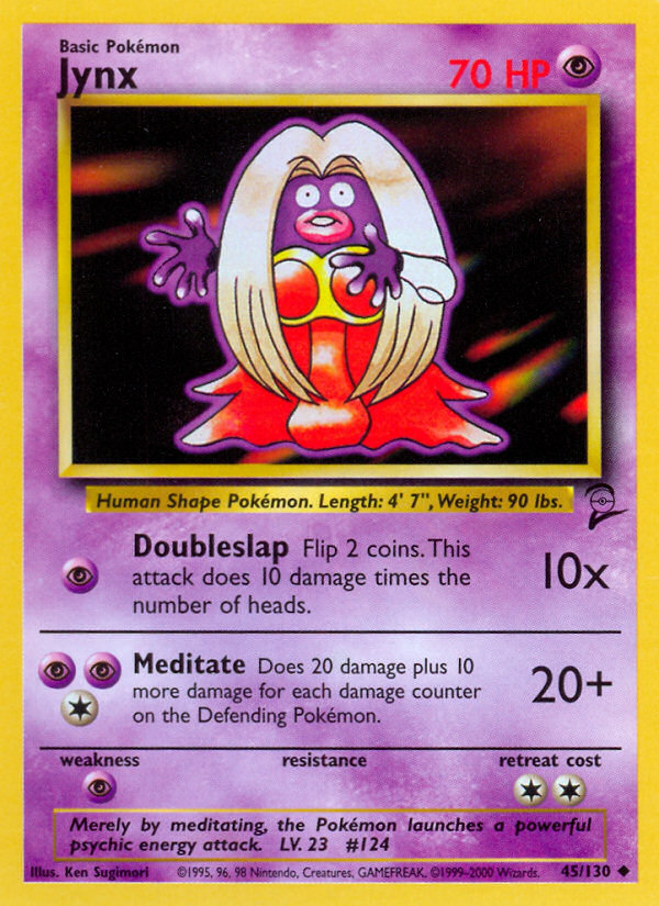 Jynx (45/130) [Base Set 2] | North Game Den