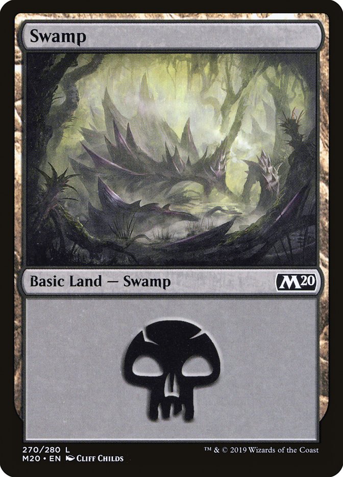 Swamp (#270) [Core Set 2020] | North Game Den