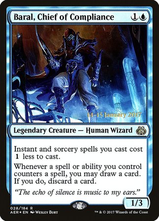 Baral, Chief of Compliance [Aether Revolt Promos] | North Game Den