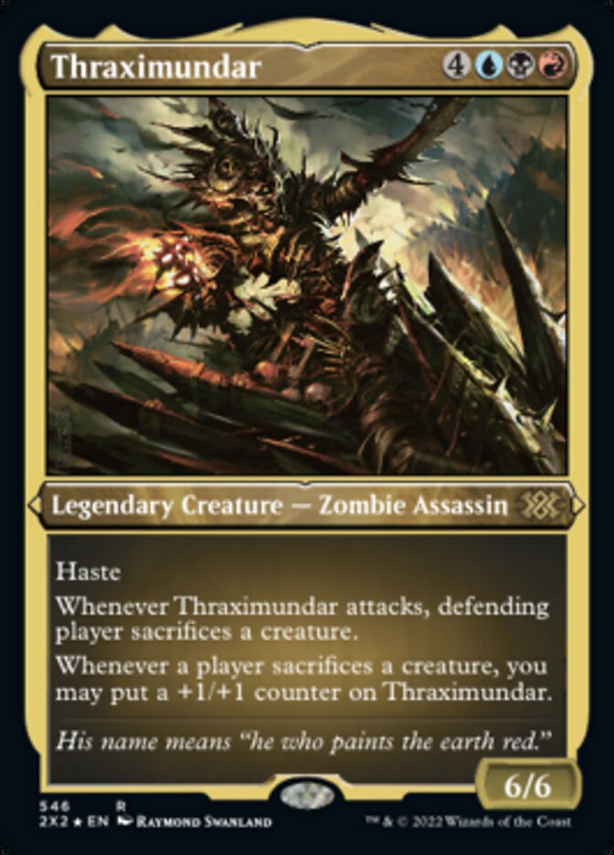 Thraximundar (Foil Etched) [Double Masters 2022] | North Game Den