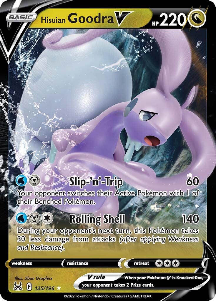 Hisuian Goodra V (135/196) [Sword & Shield: Lost Origin] | North Game Den