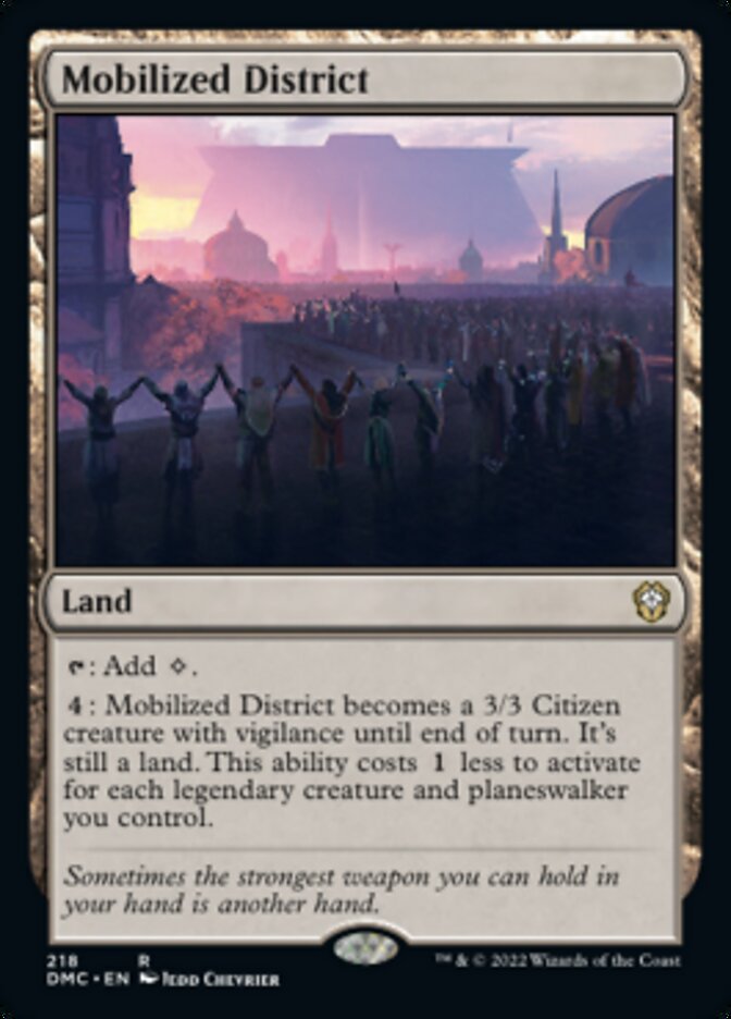 Mobilized District [Dominaria United Commander] | North Game Den
