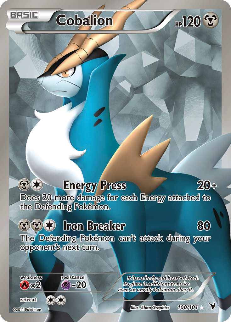 Cobalion (100/101) [Black & White: Noble Victories] | North Game Den