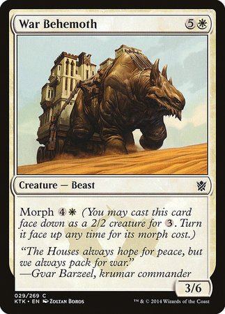 War Behemoth [Khans of Tarkir] | North Game Den