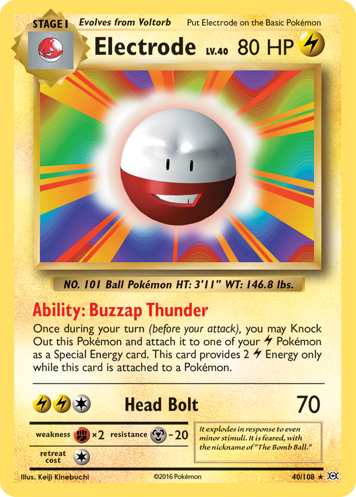 Electrode (40/108) [XY: Evolutions] | North Game Den