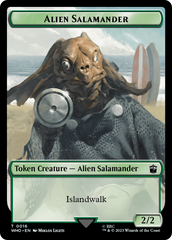 Dalek // Alien Salamander Double-Sided Token [Doctor Who Tokens] | North Game Den