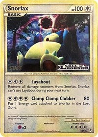 Snorlax (33/95) (Staff Prerelease Promo) [Nintendo: Black Star Promos] | North Game Den