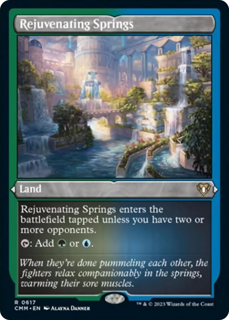 Rejuvenating Springs (Foil Etched) [Commander Masters] | North Game Den