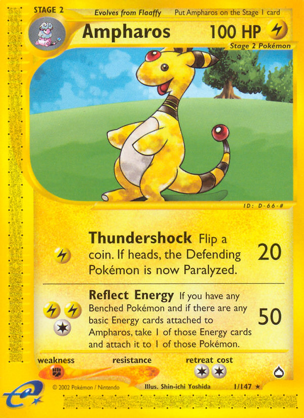 Ampharos (1/147) [Aquapolis] | North Game Den