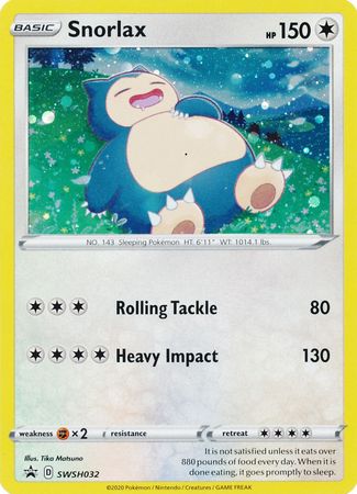 Snorlax (SWSH032) [Sword & Shield: Black Star Promos] | North Game Den