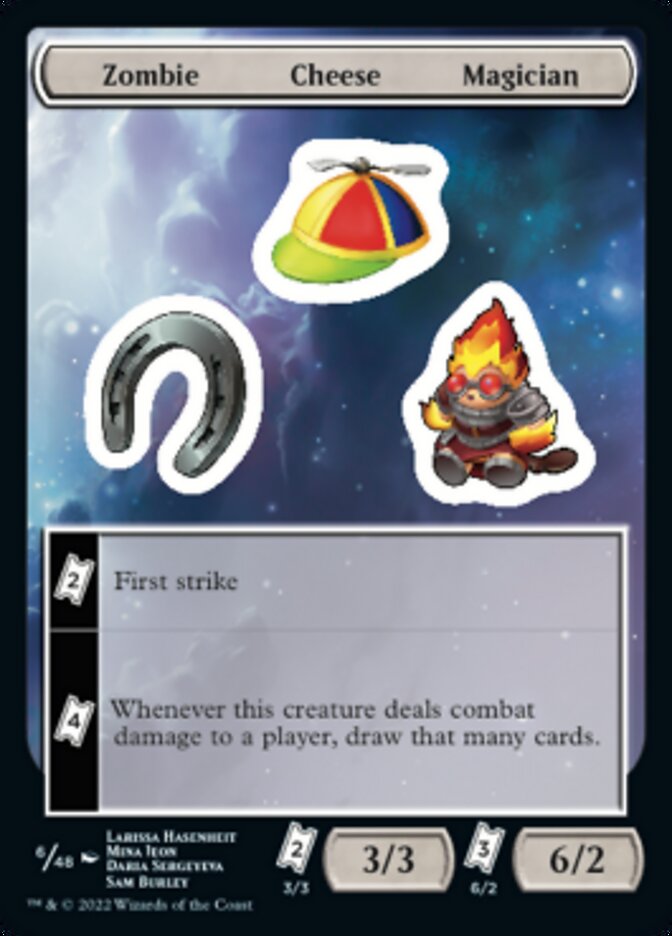 Zombie Cheese Magician [Unfinity Stickers] | North Game Den