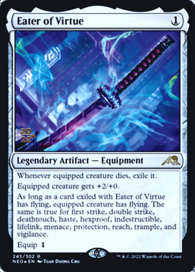 Eater of Virtue [Kamigawa: Neon Dynasty Prerelease Promos] | North Game Den