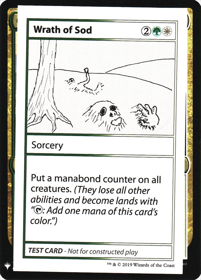 Wrath of Sod [Mystery Booster Playtest Cards] | North Game Den