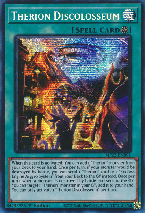 Therion Discolosseum [MP23-EN091] Prismatic Secret Rare | North Game Den