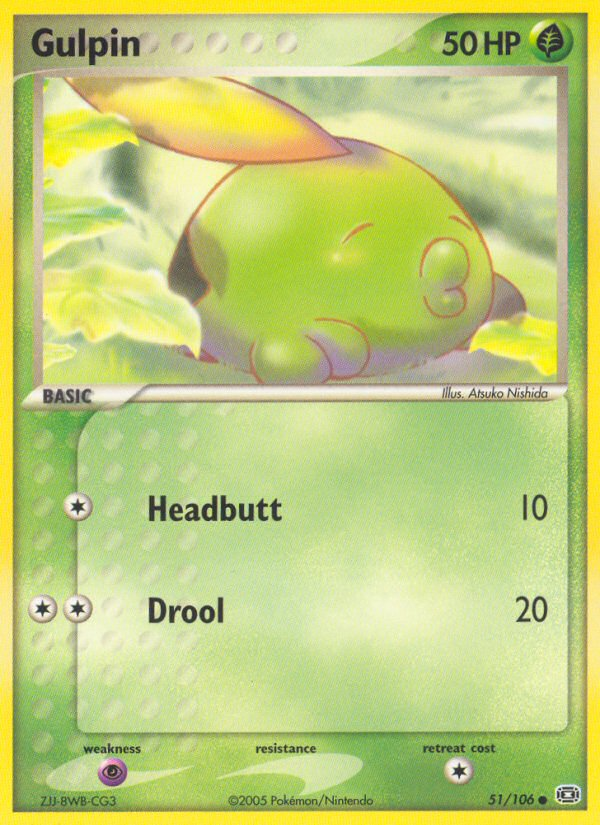 Gulpin (51/106) [EX: Emerald] | North Game Den