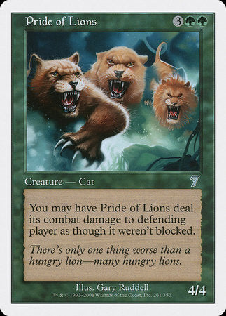 Pride of Lions [Seventh Edition] | North Game Den