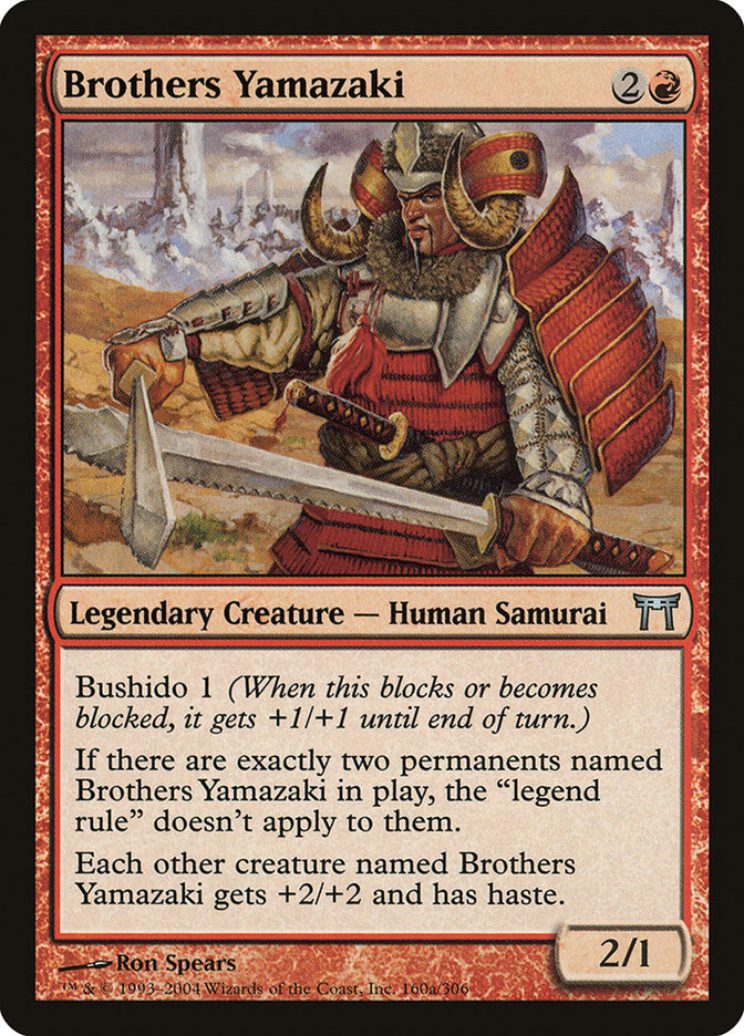 Brothers Yamazaki (160a/306) [Champions of Kamigawa] | North Game Den