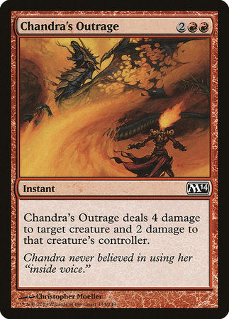 Chandra's Outrage [Magic 2014] | North Game Den