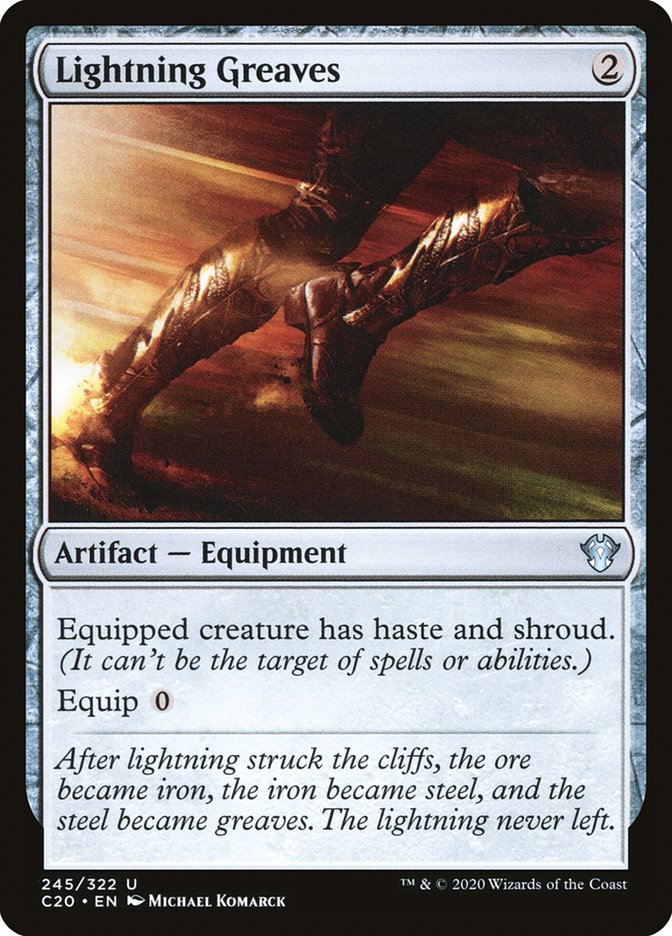 Lightning Greaves [Commander 2020] | North Game Den