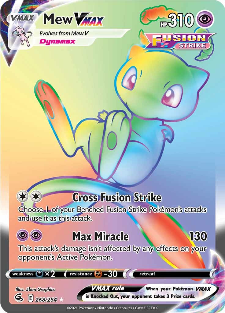 Mew VMAX (268/264) [Sword & Shield: Fusion Strike] | North Game Den