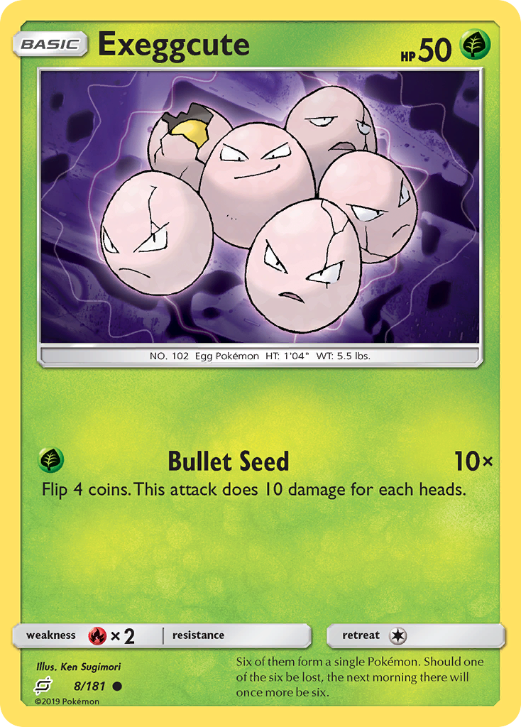 Exeggcute (8/181) [Sun & Moon: Team Up] | North Game Den