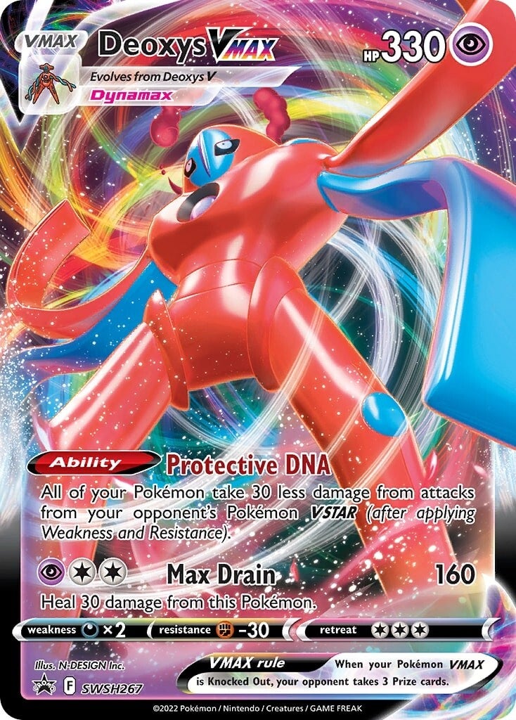 Deoxys VMAX (SWSH267) [Sword & Shield: Black Star Promos] | North Game Den