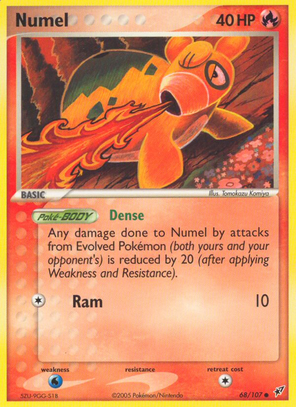 Numel (68/107) [EX: Deoxys] | North Game Den