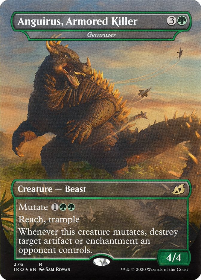 Gemrazer - Anguirus, Armored Killer (Extended Art) [Ikoria: Lair of Behemoths] | North Game Den