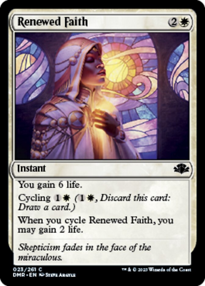 Renewed Faith [Dominaria Remastered] | North Game Den