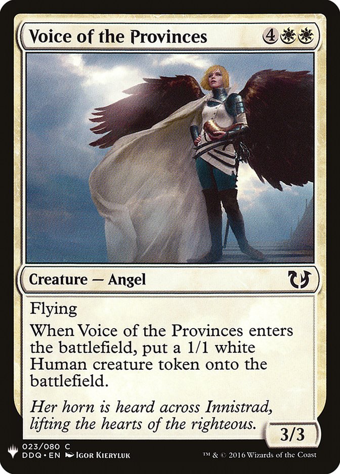 Voice of the Provinces [Mystery Booster] | North Game Den