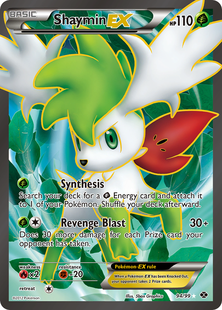 Shaymin EX (94/99) [Black & White: Next Destinies] | North Game Den